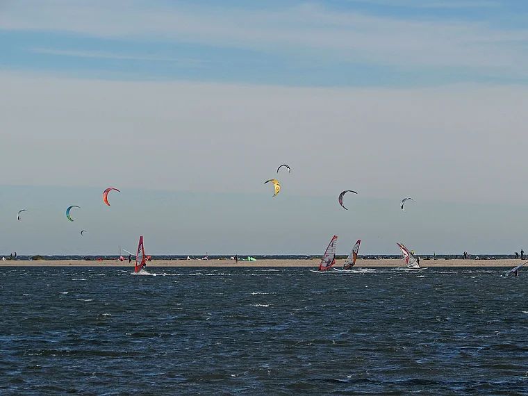 Fehmarn Burgtiefe Windsurfer