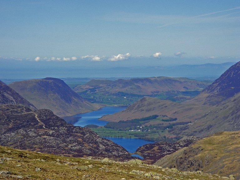 Lake District Great Gable Ausblick vom Gipfel