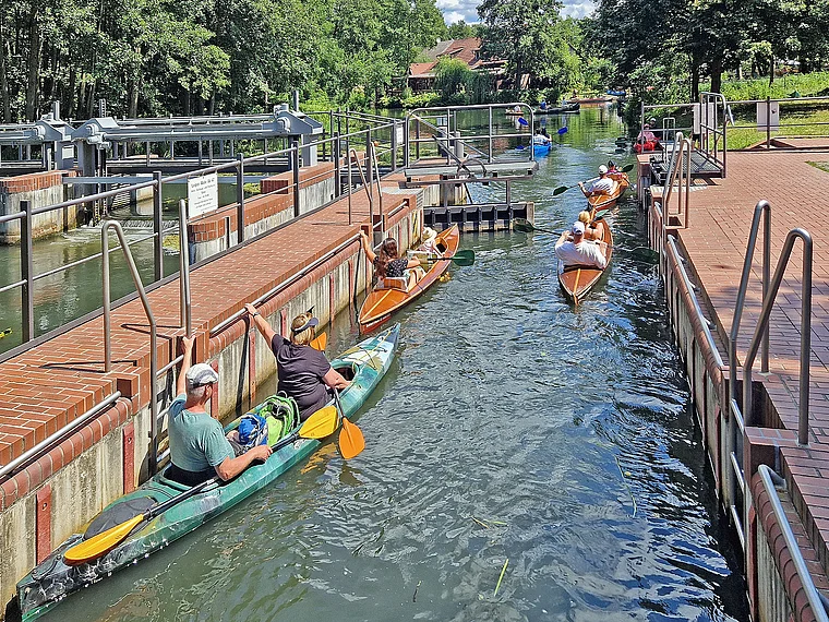 Lübbenau Leipe Schleuse