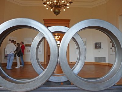 Essen Villa Hügel Museum Radreifen