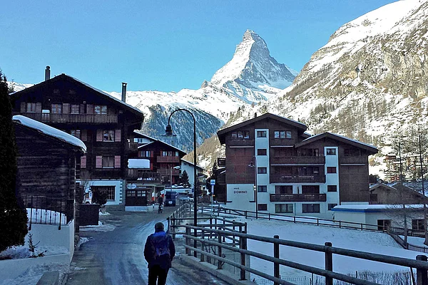 Zermatt Blick auf Matterhorn