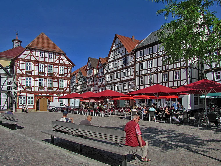 Eschwege Marktplatz Fachwerk