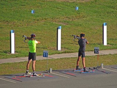 Oberhof Schießtraining Biathlon Sommer