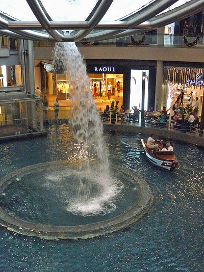 Marina Bay Sands Hotel Singapore Wasserfall