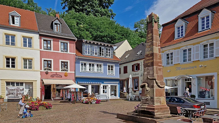 Blieskastel Alter Markt Napoleonsbrunnen