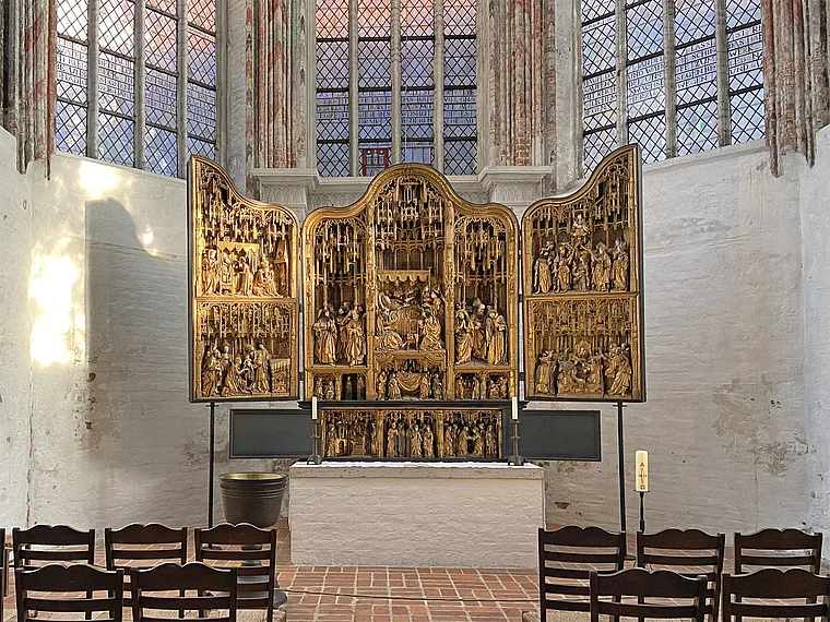 Lübeck Marienkirche Altar