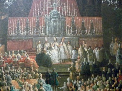 Braunau Schloss Ranshofen Gemälde Hochzeit Kaiser Joseph II.
