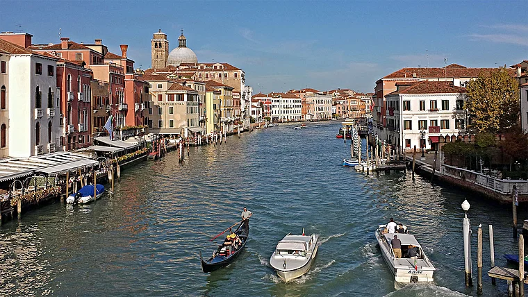 Venedig Canal Grande von Ponte degli Scalzi