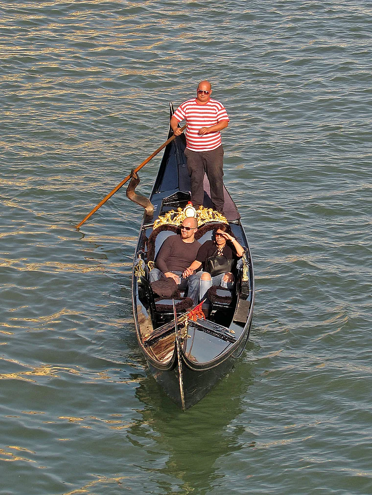 Venedig Gondoliere Canal Grande
