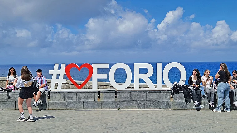 Ischia I love forio Schriftzug