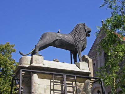 Braunschweig Burg Dankwarderode Denkmal Löwe