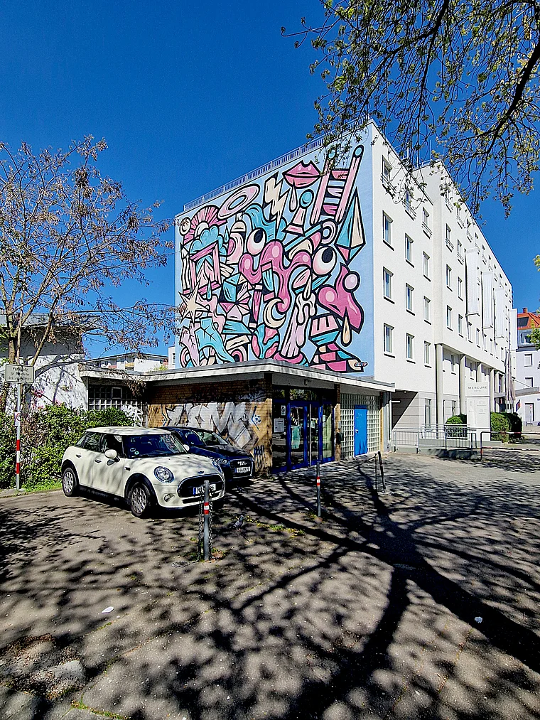 Mannheim Wandgemälde Feels Like Home