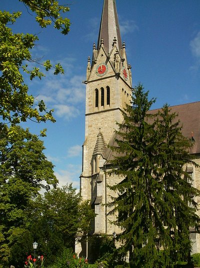 Liechtenstein Vaduz Kathedrale außen