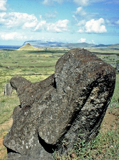 Osterinsel Moai Kopf