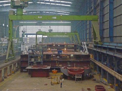 Papenburg Meyer Werft Montage Aida Mar