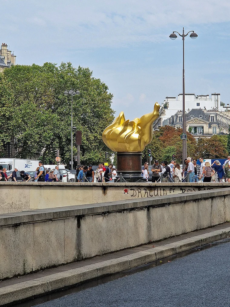 Paris Flamme der Freiheit