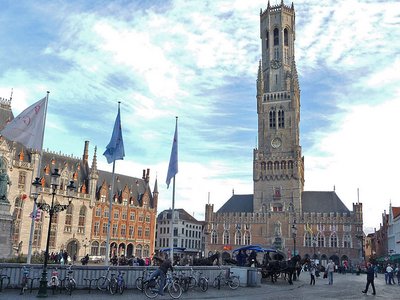 Brügge Marktplatz Belfried
