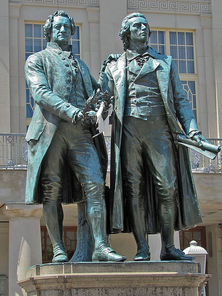 Weimar Goethe Schiller Denkmal
