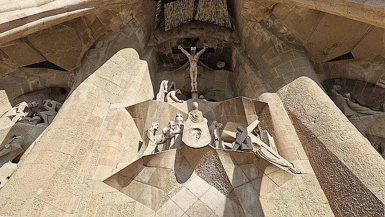 Barcelona Sagrada Familia Detail außen