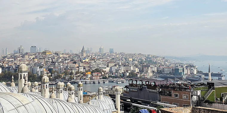 Istanbul Süleyman Moschee Ausblick