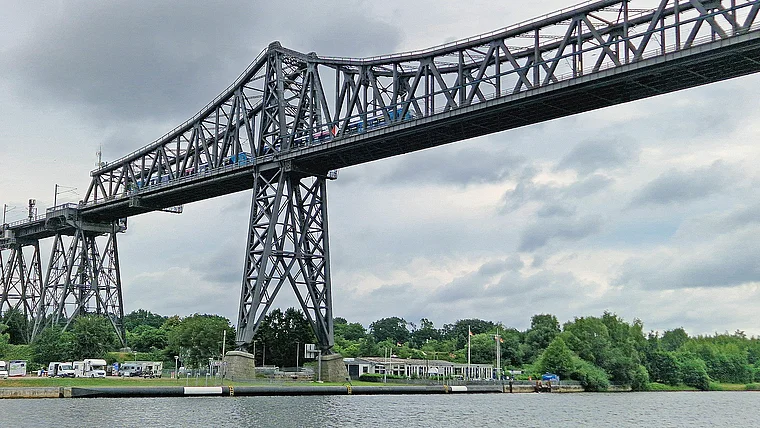 Rendsburg Hochbrücke Eisenbahn