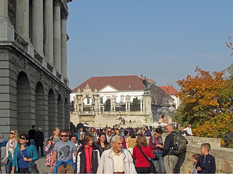 Budapest: Burggarten vor dem Königspalast