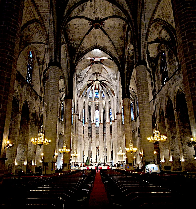 Barcelona Santa Maria del Mar innen