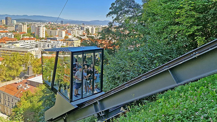 Ljubljana Laibach Standseilbahn