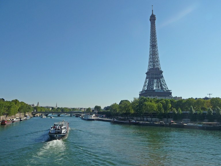 Paris Seine Eiffelturm