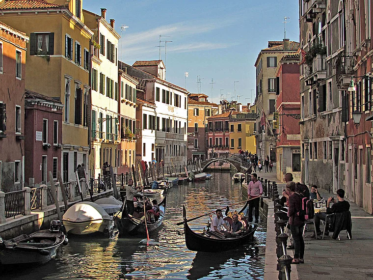 Venedig Rio Marin Gondeln