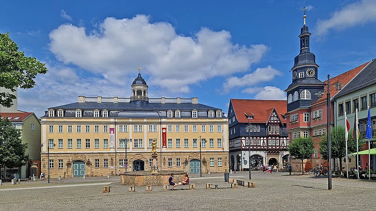 Eisenach Marktplatz Stadtschloss
