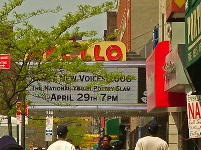 New York Apollo Theater Schild