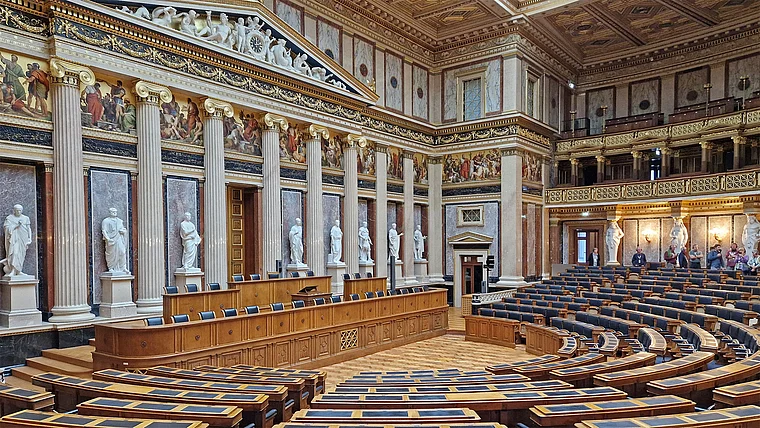 Wien Parlament Historischer Sitzungssaal