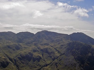 Lake District Blick vom Great Gable zum Scafell Pike