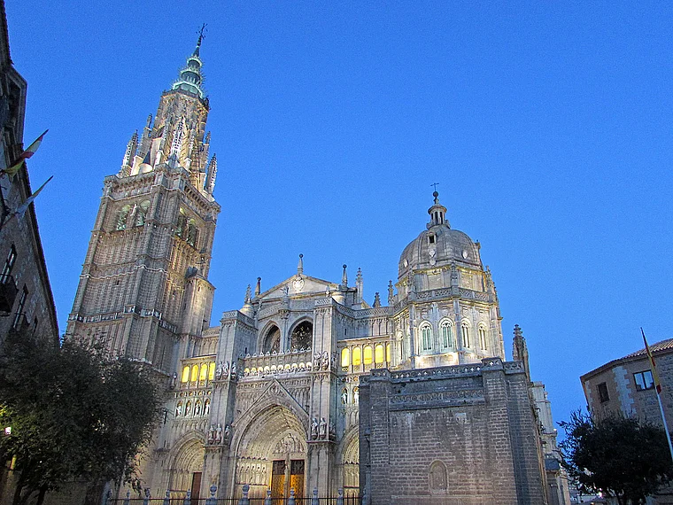 Toledo Kathedrale Abend