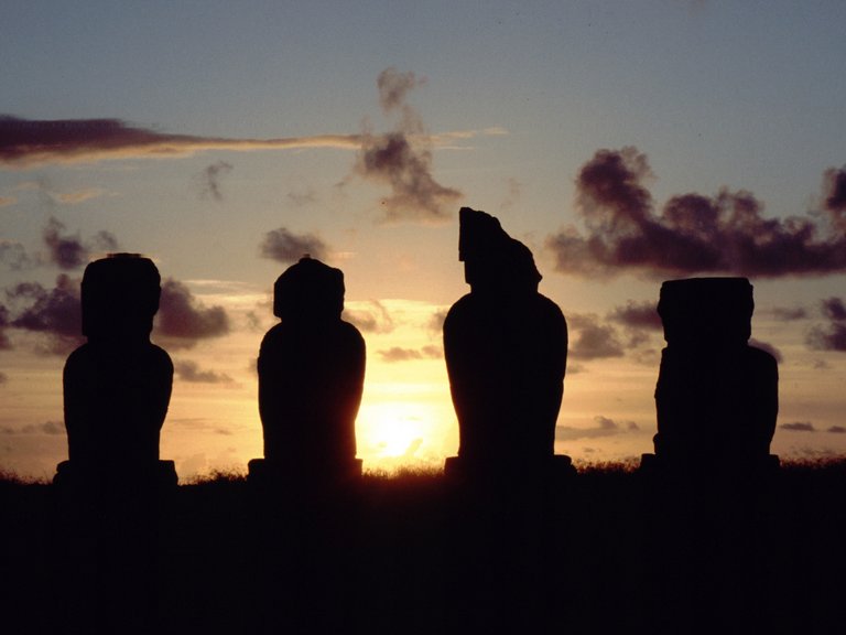 Osterinsel Moai Kopf