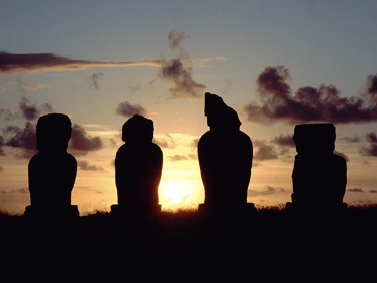 Osterinsel Moai Kopf