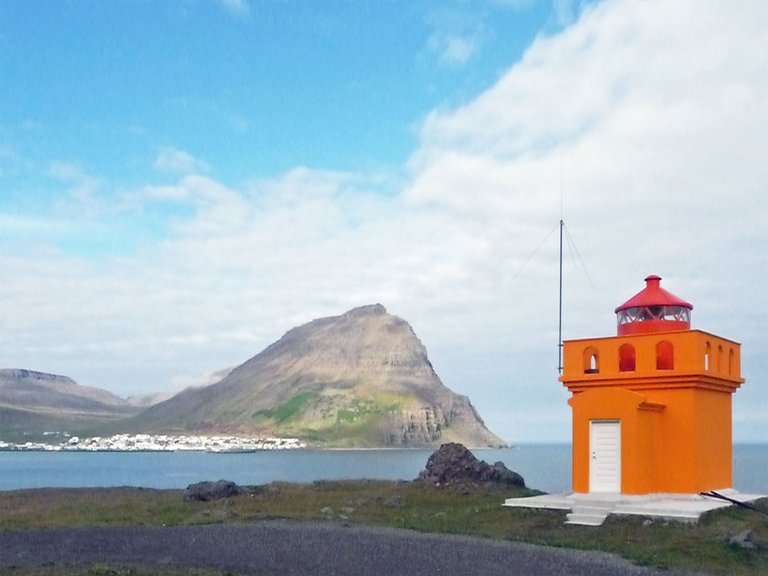 Island Bolungarvik Leuchtturm