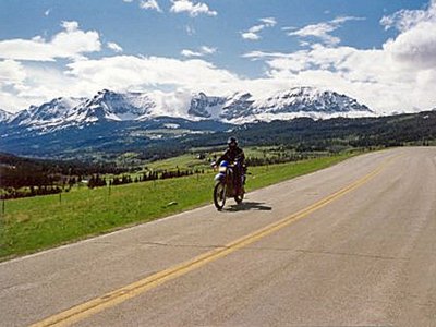 Glacier National Park USA Motorrad