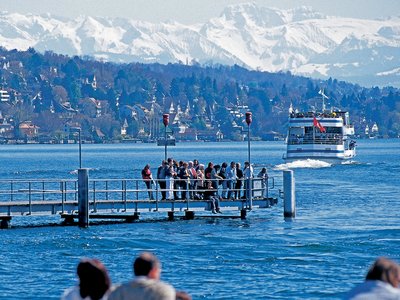 Zürich Zürichsee Bootssteg