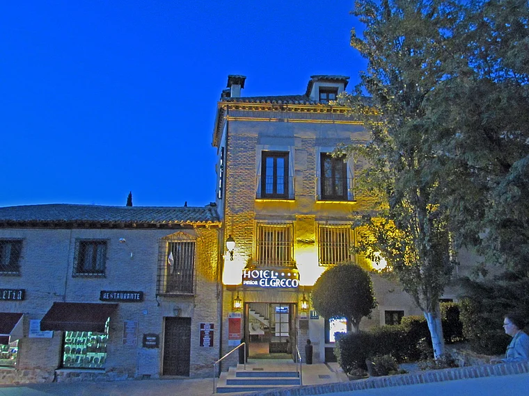 Toledo Hotel Pintor El Greco Abend