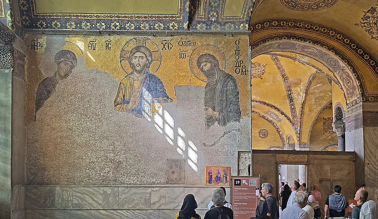 istanbul Hagia Sophia Fresko