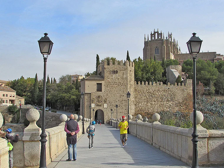Toledo auf der Brücke San Martin