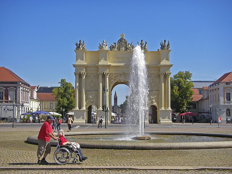 Potsdam Brandenburger Tor Rückseite