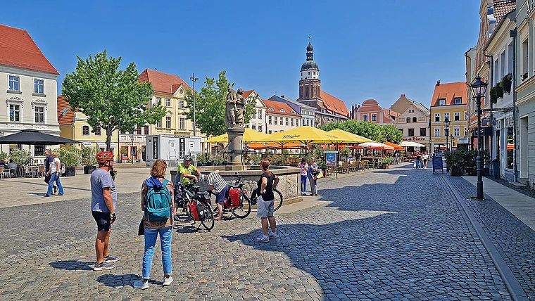 Cottbus Altmarkt Marktbrunnen