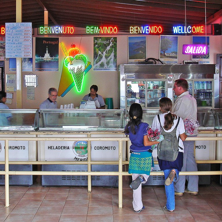 Venezuela Merida Eisdiele Heladeria Coromoto