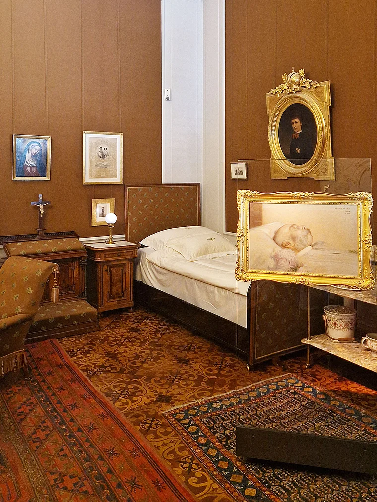 Wien Schönbrunn Schlafgemach Franz Joseph