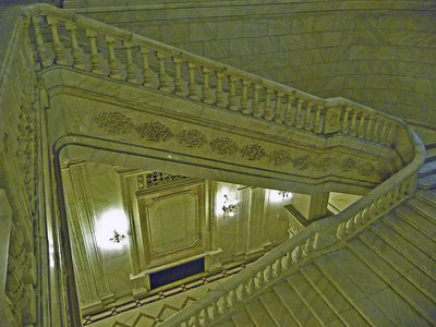 Bukarest Parlamentsgebäude Treppenhaus