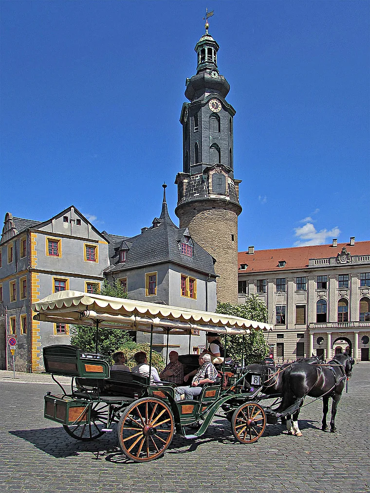 Weimar Residenzschloss Kutschfahrt