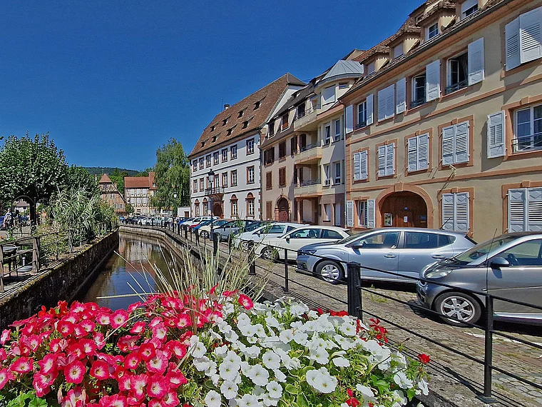 Wissembourg Elsass Lauter Quai Anselmann
